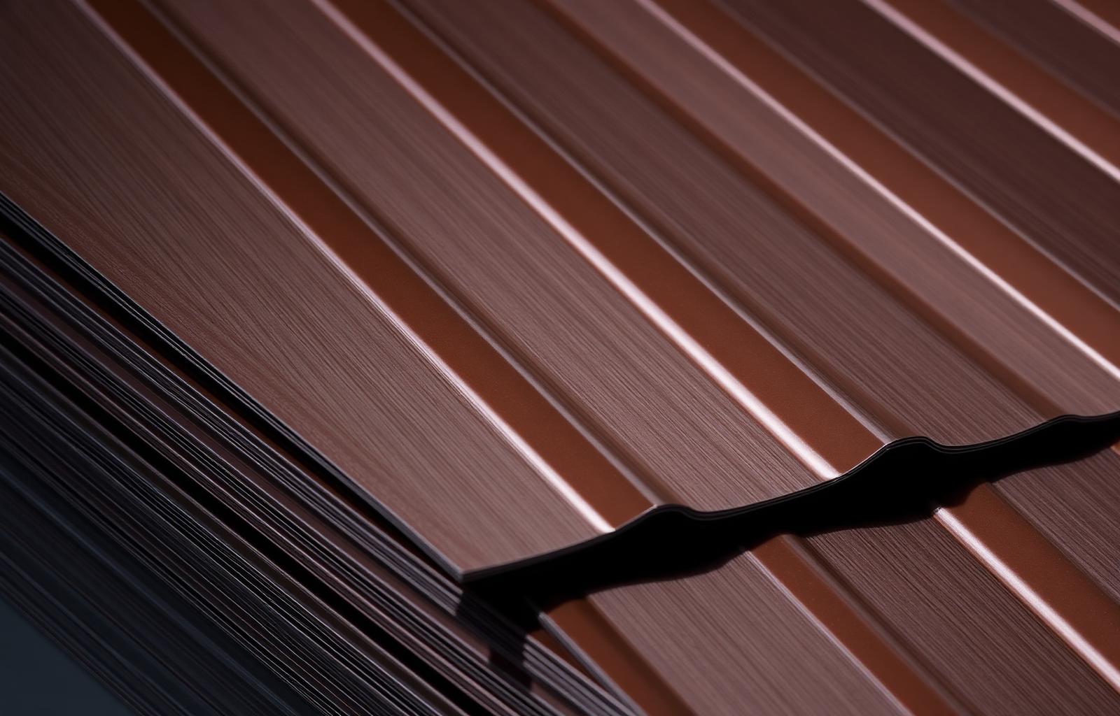 16-gauge laminated metal roofing panels